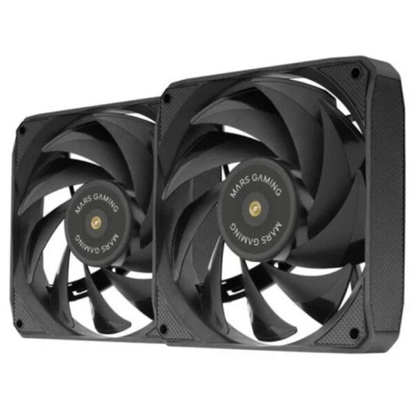 Ventilador mars gaming mf - nc 2 x 120mm negro - Imagen 3
