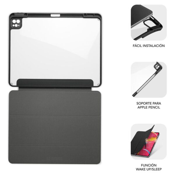 Funda subblim clear shock case para ipad pro 11 pulgadas 2024 negro - Imagen 3