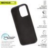 Funda muvit recycletek liquid silicone para apple iphone 16 pro negra - Imagen 2