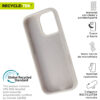Funda muvit recycletek liquid silicone para apple iphone 16 pro nude - Imagen 2