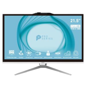 Ordenador all in one aio msi pro ap222t - 215es i5 - 13400 8gb ssd 256gb