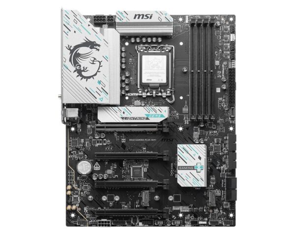 Placa base msi b860 gaming plus wifi atx -  4x ddr5 -  4x sata 6gb - s lga 1851 - Imagen 2