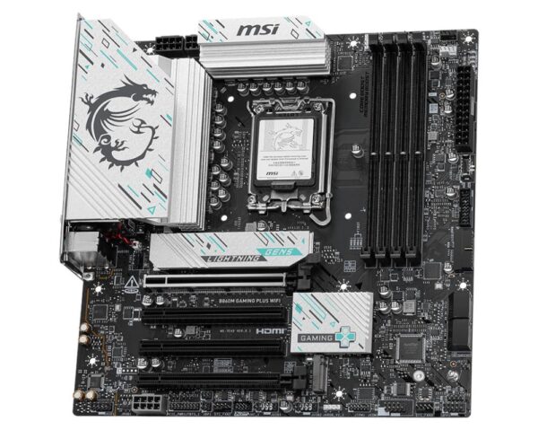 Placa base msi b860m gaming plus wifi matx ddr5 lga 1851 - Imagen 3