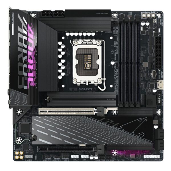 Placa base gigabyte b860m aorus elite wifi6e matx -  4x ddr5 -  lga1851 - Imagen 2