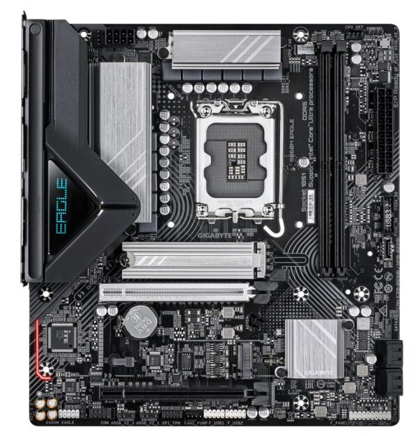 Placa base gigabyte b860m eagle matx -  2x ddr5 -  4x sata3 lga 1851 - Imagen 2