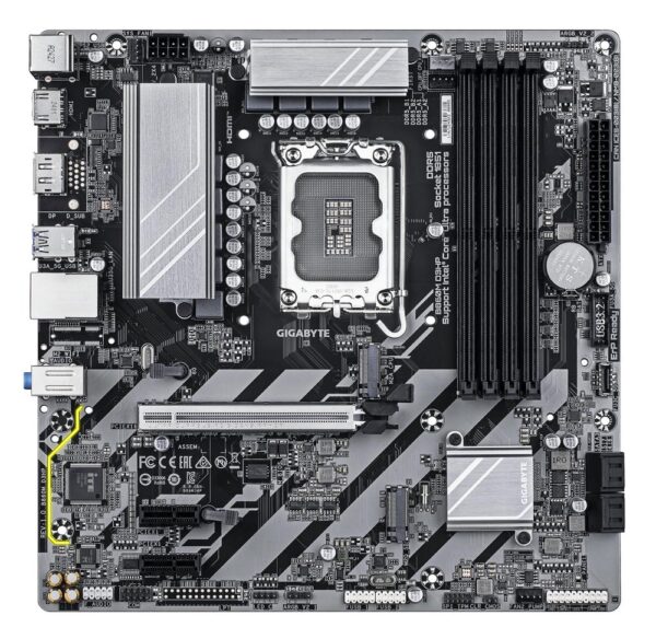 Placa base gigabyte b860m d3hp matx -  4x ddr5 -  4x sata3 lga1851 - Imagen 2