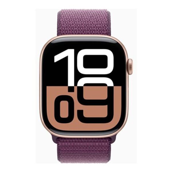 Smartwatch apple watch series 10 gps 46mm rose gold case plum sport loop - Imagen 2