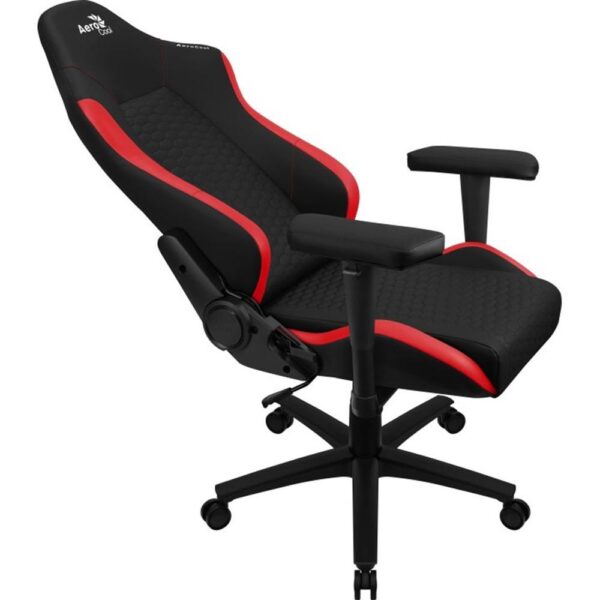 Silla gaming aerocool crown negra - roja - Imagen 3