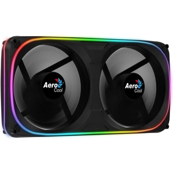 Ventilador de caja dual aerocool astro argb 2x 120mm - Imagen 2