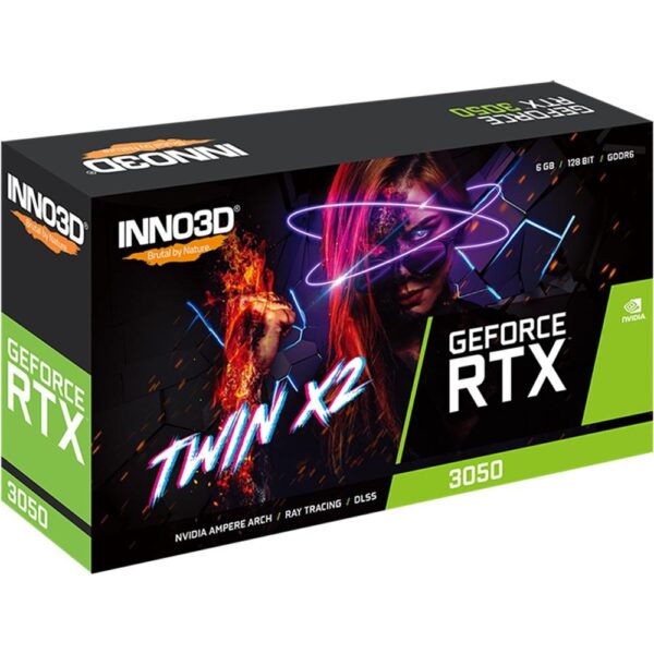 Tarjeta grafica inno3d rtx 3050 twin x2 6gb gddr6 -  dp -  hdmi -  dvi - d - Imagen 3