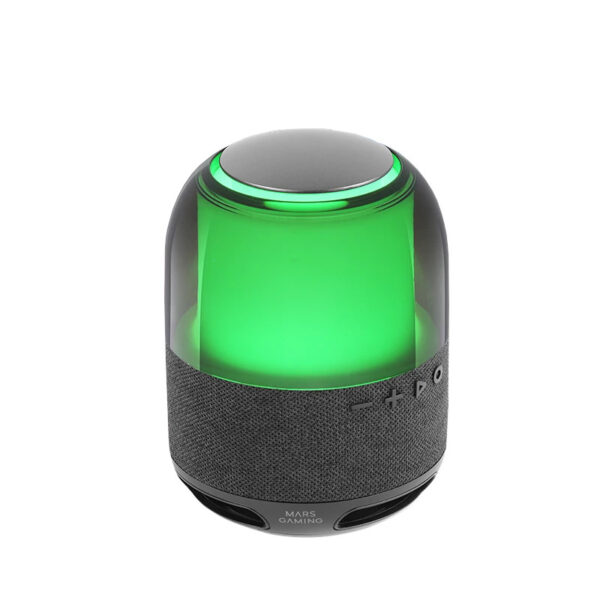 Altavoz bluetooth portable mars gaming msflow negro 15w deepbass bt microsd rgb 360 bat 6h - Imagen 2