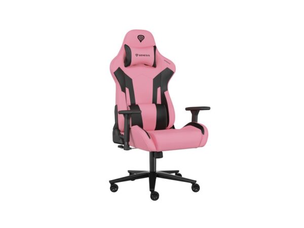 Silla gaming genesis nitro 720 rosa negro - Imagen 3