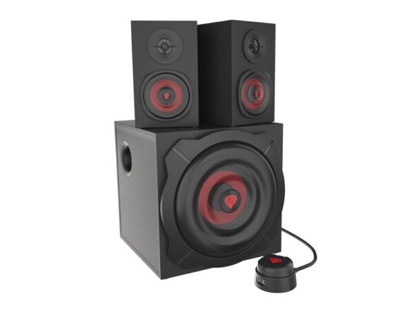 Altavoces bluetooth gaming genesis helium 610bt 2.1 60w - Imagen 2