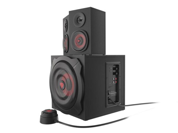 Altavoces bluetooth gaming genesis helium 610bt 2.1 60w - Imagen 3