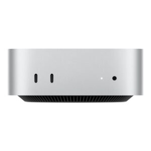 Ordenador apple mac mini silver m4 chip m4 10c 24gb ssd 512gb