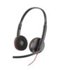 Auriculares poly blackwire 3220 estéreo usb - c + adaptador usb - c - a (bulk)