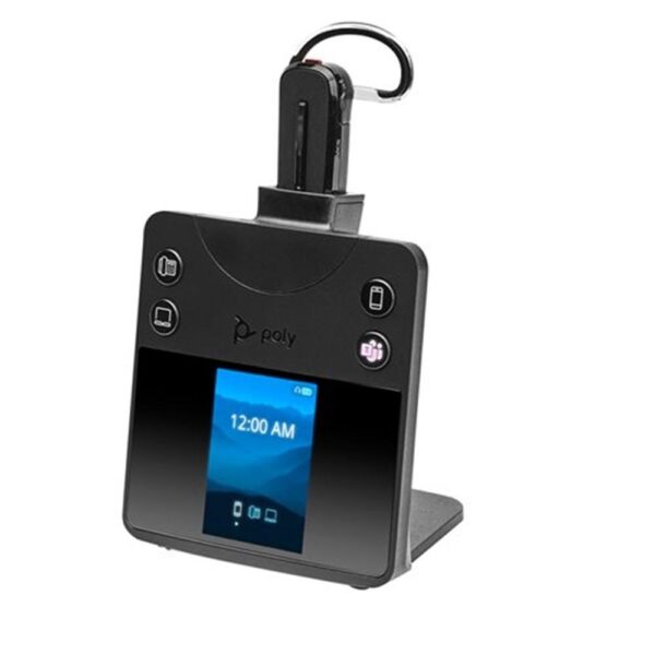 Auriculares poly convertibles savi 8445 office con certificación microsoft teams dect 1880 - 1900 mhz
