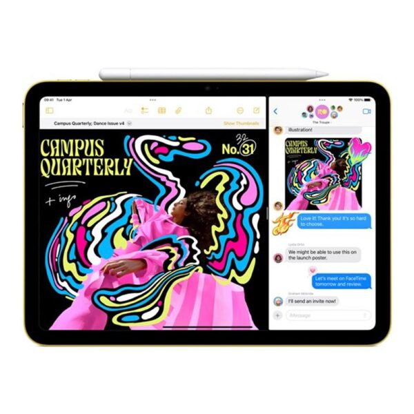 Apple ipad air a16 128gb wifi + cell yellow 11 pulgadas - ips - 12mpx - Imagen 2