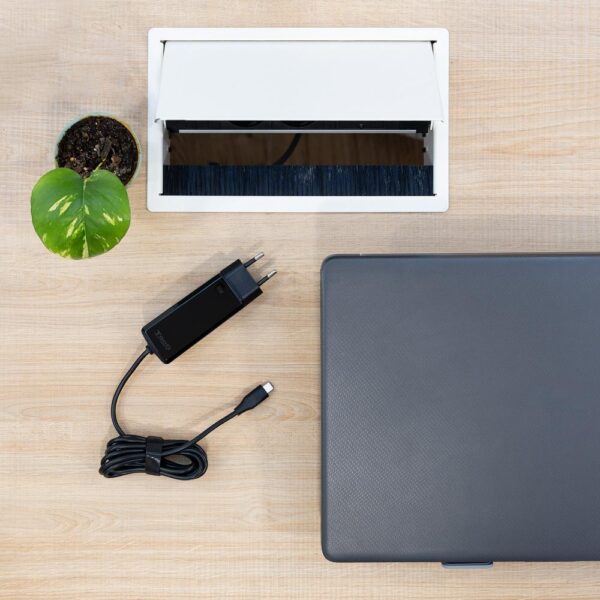 Cargador de pared tooq tqlc - usbcgan65pd - c 65w usb tipo c negro - Imagen 3