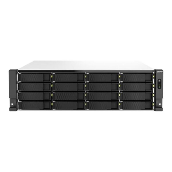 Servidor nas qnap ts - h2287xu - rp - e2378 - 64g 22 bahias 3u rack 64gb