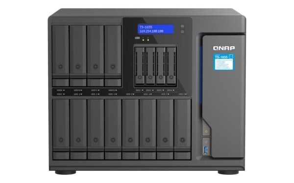 Servidor nas qnap ts - 1655 - 8g 16 bahias 8gb gigabit ethernet - Imagen 2