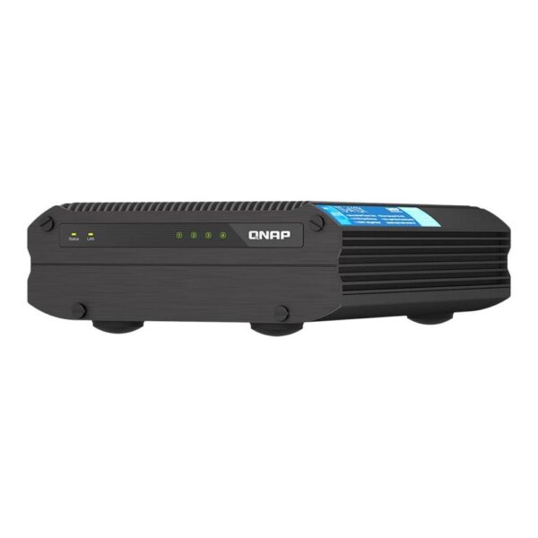 Servidor nas qnap ts - i410x - 8g 4 bahias 8gb gigabit ethernet