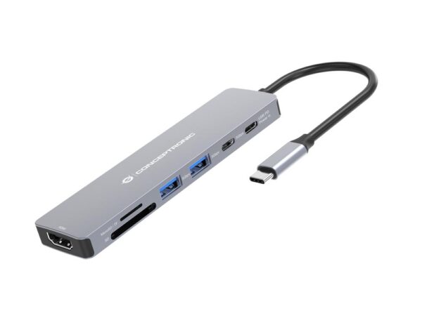 Docking station conceptronic donn28g usb tipo c 7 en 1 - Imagen 3