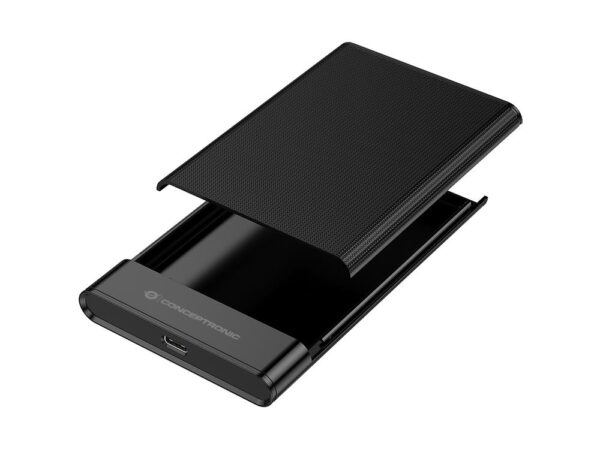 Caja externa 2.5 pulgadas usb - c conceptronic dante06b hasta 6gbs de 7mm hasta 9.5mm - Imagen 2