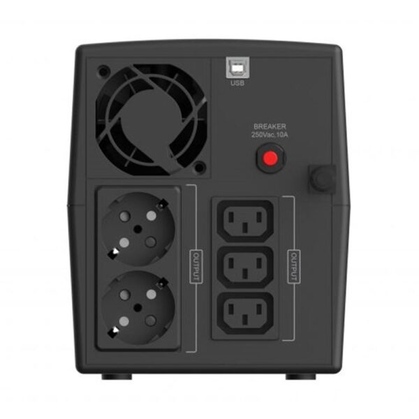 Sai conceptronic zeus08em 1500va 900w schuko ups mart lan sw - Imagen 3