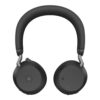 Auriculares jabra evolve2 75 ms stereo inalambrico negro - Imagen 3