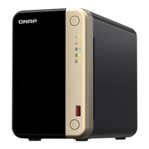 Servidor nas qnap k - ts - 264 - 8g+2xmn10ada800s 2 bahias 8gb gigabit ethernet