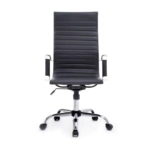 Silla de oficina equip 651001 negra ergonomica respaldo alto