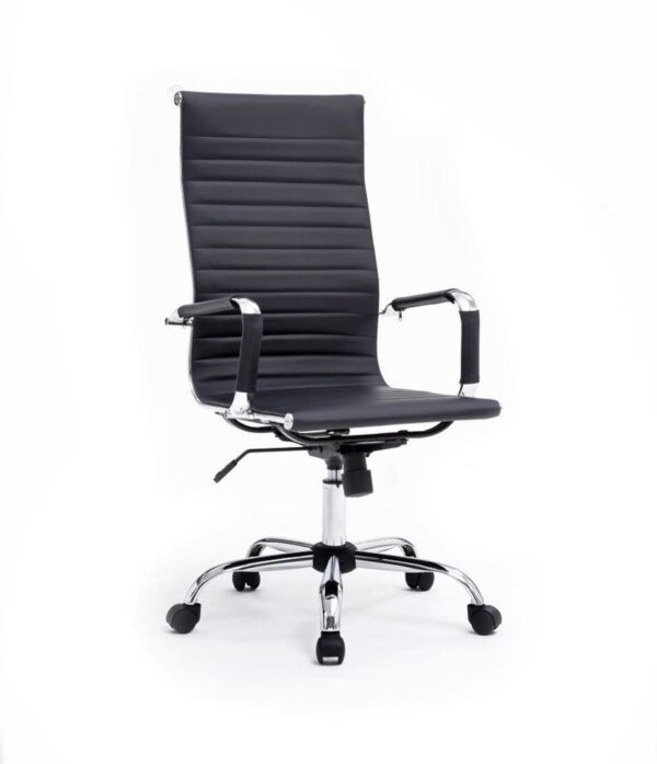 Silla de oficina equip 651001 negra ergonomica respaldo alto - Imagen 2
