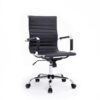 Silla de oficina equip 651002 negra ergonomica respaldo medio - Imagen 2