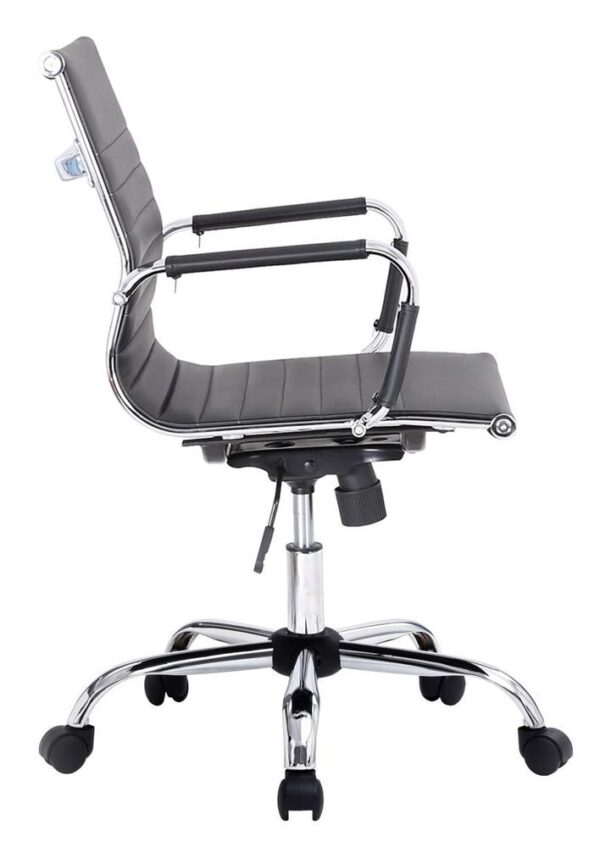 Silla de oficina equip 651002 negra ergonomica respaldo medio - Imagen 3