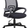Silla de oficina equip 651003 negra ergonomica - Imagen 2