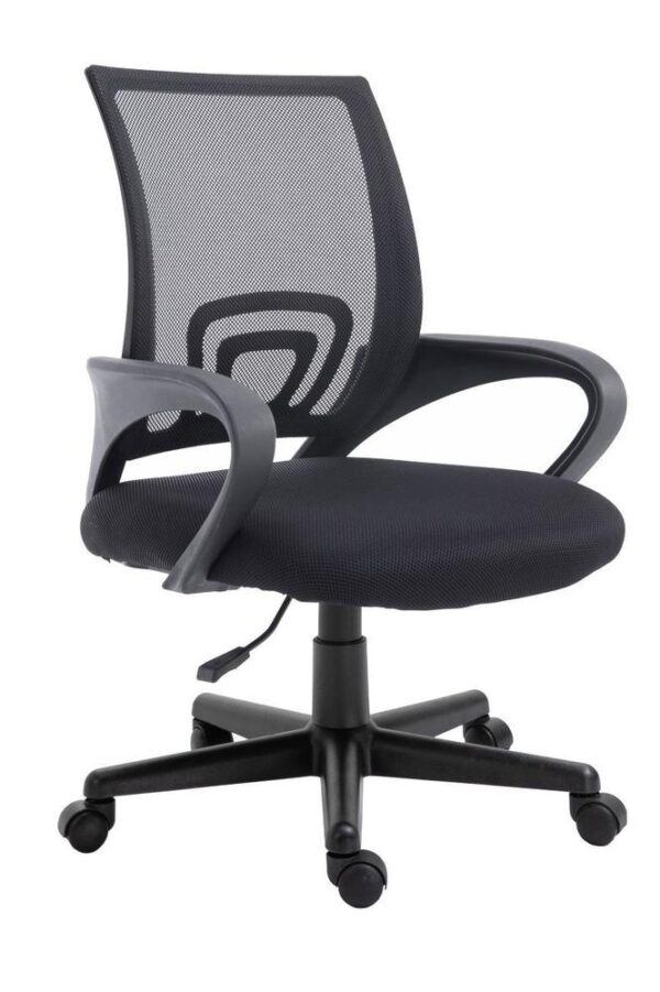 Silla de oficina equip 651003 negra ergonomica - Imagen 2