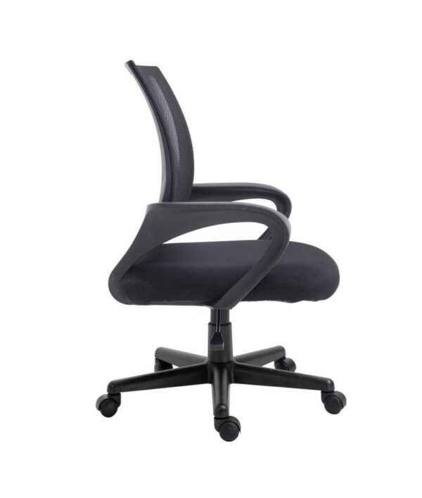 Silla de oficina equip 651003 negra ergonomica - Imagen 3