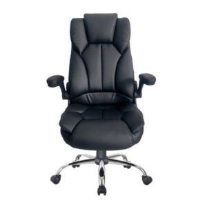 Silla de oficina equip  651006 negra respaldo acolchado ergonomica