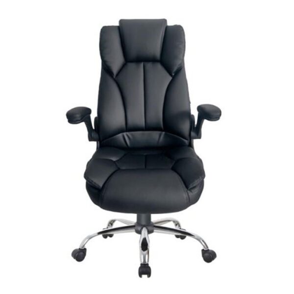 Silla de oficina equip  651006 negra respaldo acolchado ergonomica