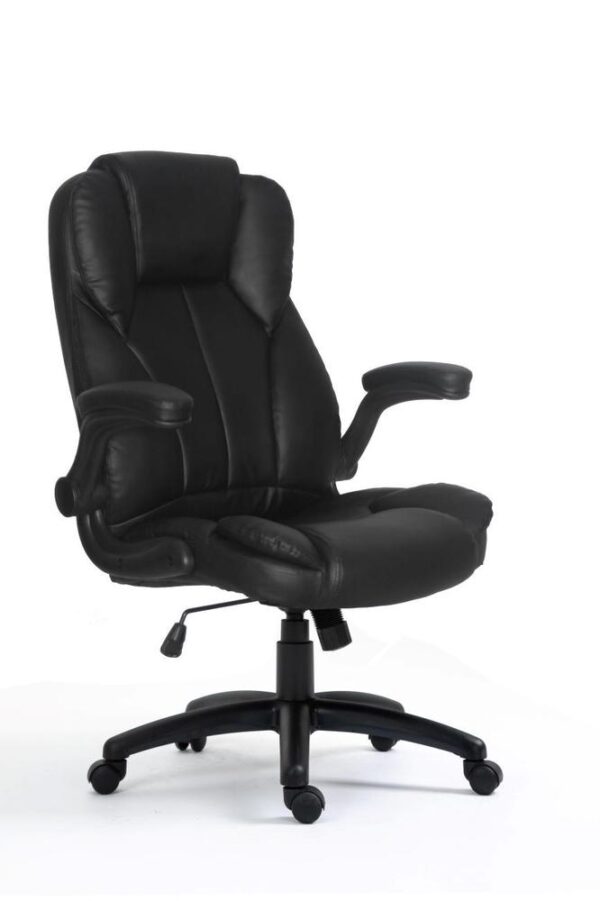 Silla de oficina equip  651006 negra respaldo acolchado ergonomica - Imagen 2