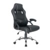Silla de oficina equip 651016 negra respaldo acolchado ergonomica - Imagen 2