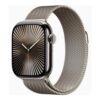 Smartwatch apple watch series 10 gps + cell 42mm natural titanium milanese loop m - l