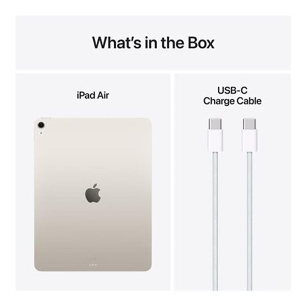 Apple ipad air 8gb 128gb wifi starlight 13 pulgadas - Imagen 3