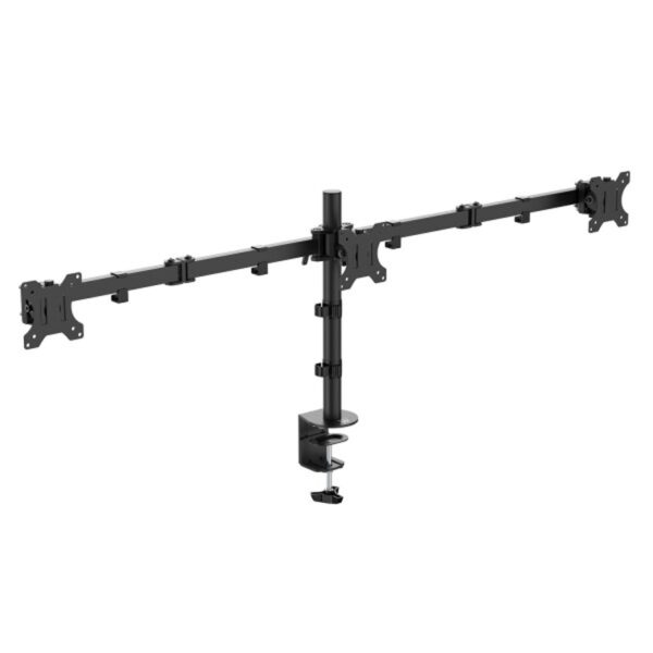Soporte de mesa ewent ew1513 para 3 monitores tv hasta 27 pulgadas - Imagen 2