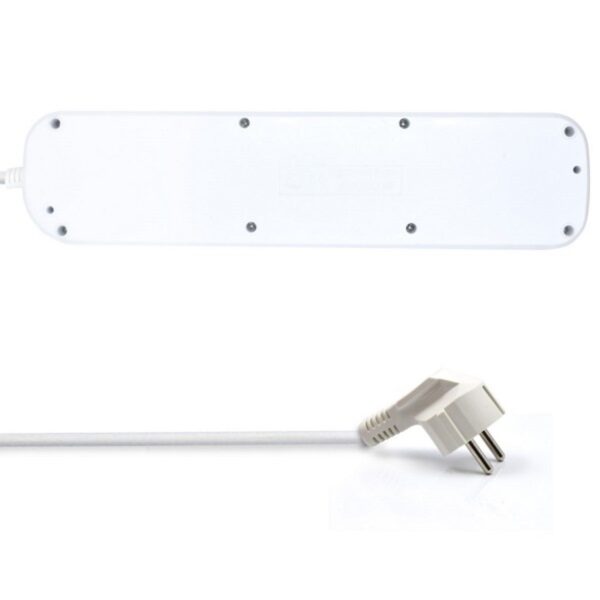 Regleta ewent con 6 tomas shucko con interruptor individual y 3 metros de cable - Imagen 3