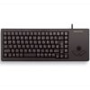 Teclado cherry g84 - 5400 usb track ball negro portugues