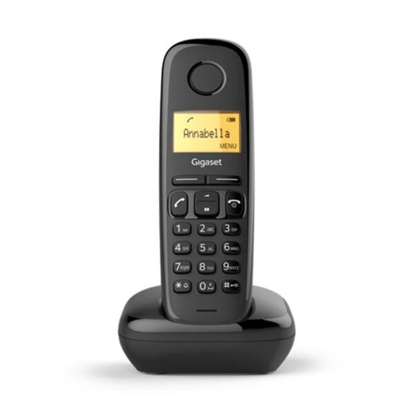 Telefono fijo inalambrico gigaset a170 negro 50 numeros agenda -  10 tonos - Imagen 2