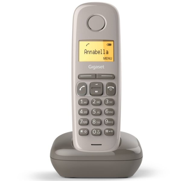 Telefono fijo inalambrico gigaset a170 marron 50 numeros agenda -  10 tonos - Imagen 2