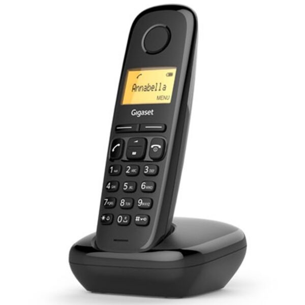 Telefono fijo inalambrico gigaset a170 trio negro 50 numeros agenda -  10 tonos - Imagen 2